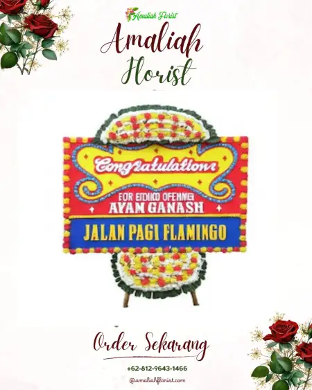 Sewa Papan Bunga Mengger